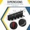Koova Storage Rack, Steel, Black, 3.3 in W, 3.7 in H, 15.25 in L, Powder Coated KV-CAN-5 - alternate 4